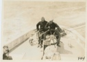 Image of Dr. Palmer and Dr. Fernald at sea on the Bowdoin